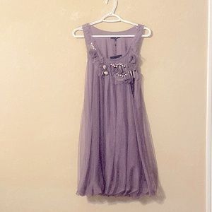 Ryu new with tags size small lavender tulle dress mini. Exquisite.